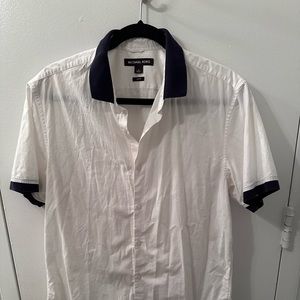 White Michael Kors Button Up